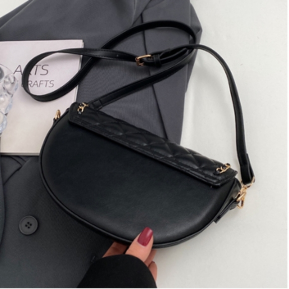 Brand New  Small Women Saddle Shoulder Bags PU Leather Crossbody … - Picture 5 of 6